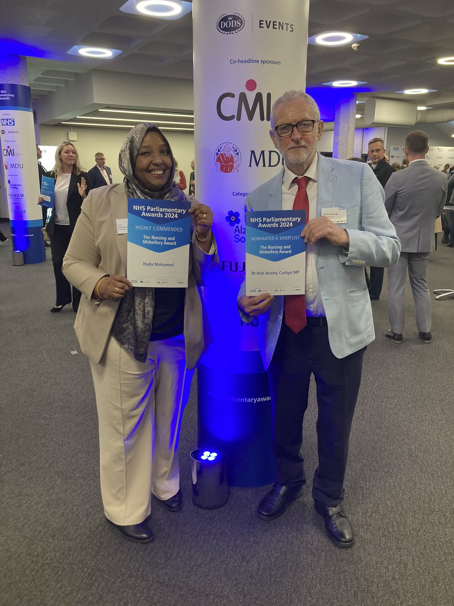 Huda Mohamed MBE (@hudamohamed_10) on Twitter photo It was lovely attending NHS Parliamentary Awards ‘24 earlier this week and to be shortlisted. Congrats to the winners! Thank you <a href="/jeremycorbyn/">Jeremy Corbyn</a> for the nomination. Honoured to receive Highly Commended certificate! Thank you Dr Clare Dolley & HOM Alicia St Louis❤️<a href="/WhitHealth/">Whittington Health NHS Trust</a> It was lovely attending NHS Parliamentary Awards ‘24 earlier this week and to be shortlisted. Congrats to the winners! Thank you <a href="/jeremycorbyn/">Jeremy Corbyn</a> for the nomination. Honoured to receive Highly Commended certificate! Thank you Dr Clare Dolley & HOM Alicia St Louis❤️<a href="/WhitHealth/">Whittington Health NHS Trust</a>