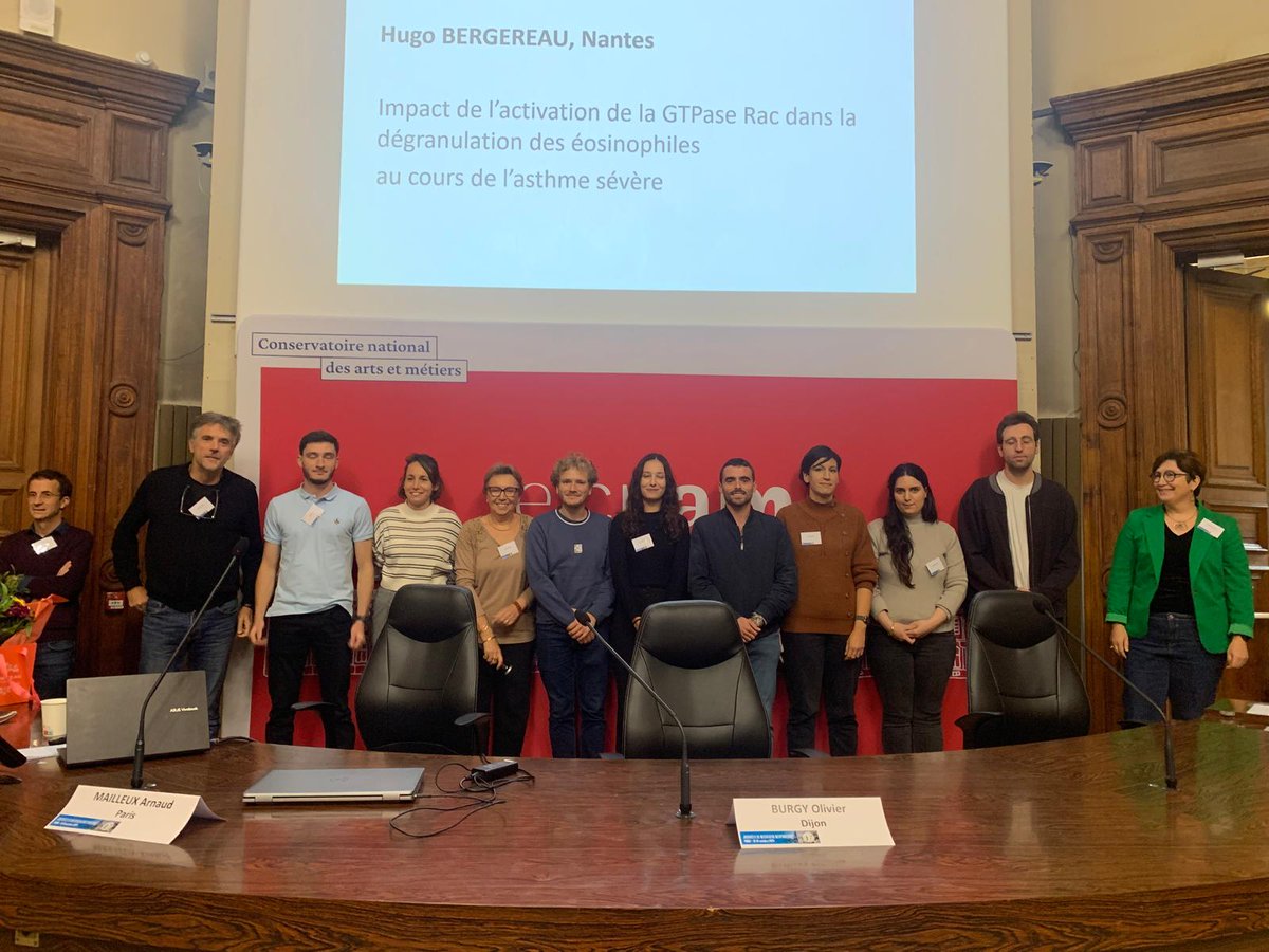 Bravo aux lauréats des meilleurs posters et au lauréat de la meilleure communication orale aux #J2R à Paris 
#recherche #pneumologie #respiratoire