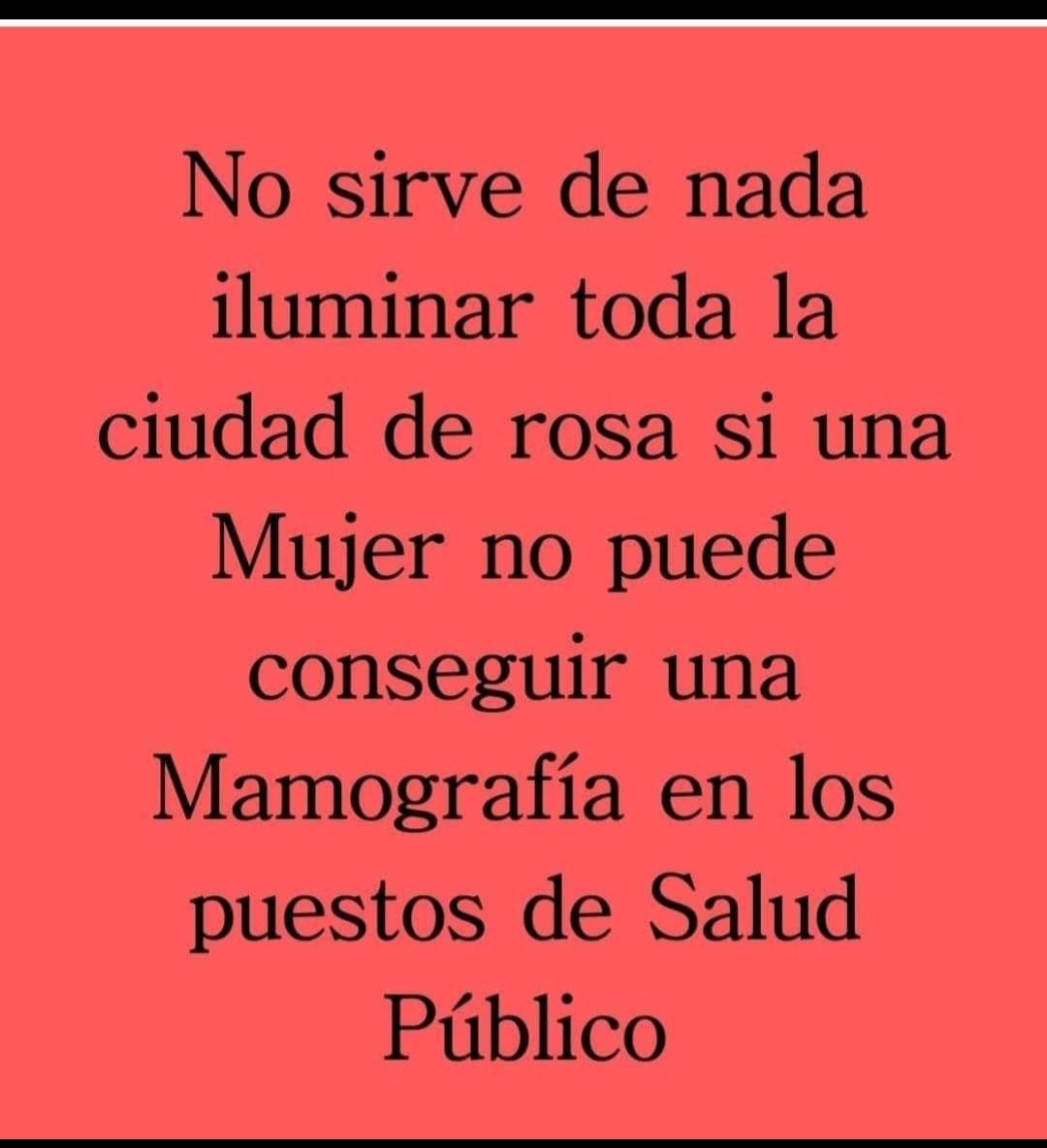 No sirve absolutamente de nada.

#DiaContraElCancerDeMama
