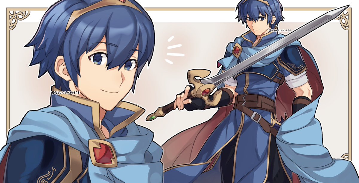 #スマブラSP 
#FireEmblem

マルスくん！💙✨