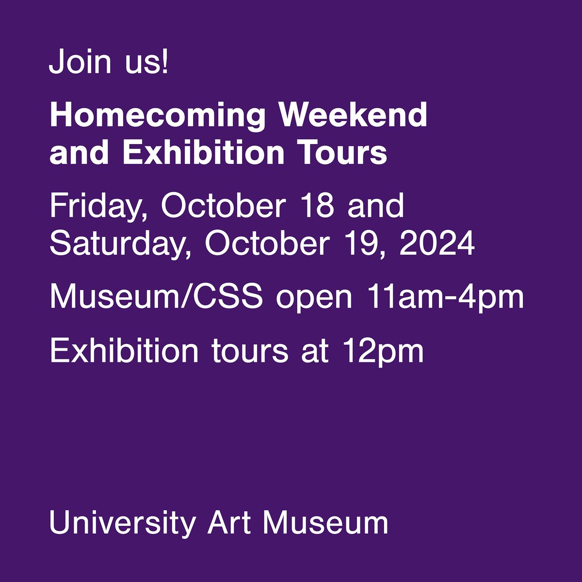 Today, Saturday 10/19 the museum is open for Homecoming Weekend <a href="/UAlbany/">University at Albany</a>! 

Join us at noon for an exhibition tour of "Job Security: Voices and Views from the American Security Industry" led by exhibiting artist Danny Goodwin.