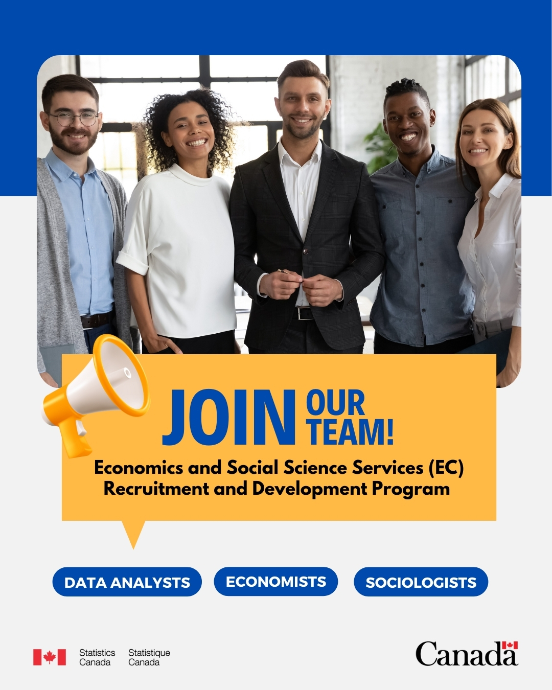 Statistics Canada on X: “Join our team! Apply to our Economics and
