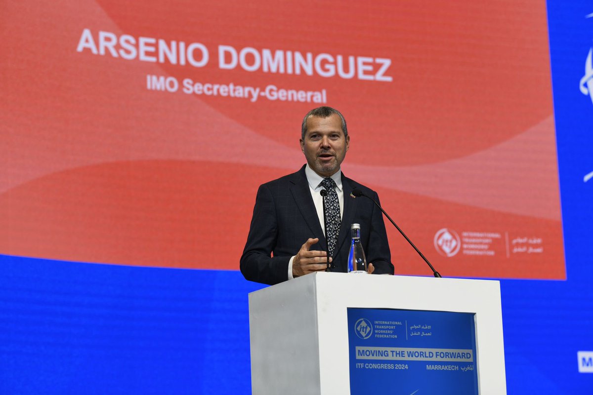 I am committed to amplifying the voices of #seafarers. Seafarers make world trade possible, so that you and I can prosper. They deserve fairness, equality and safety at work. #ITFCongress2024