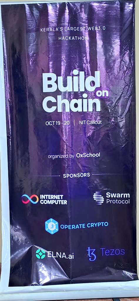 parthav_'s tweet photo. Hackathon vibes at #IEDCFest! ⚡️🔨 Building the future of Web3.0 at the "Build on Chain" hackathon at NIT Kozhikode. Let's innovate! 🚀 #Web3 #Hackathon #NITKozhikode https://t.co/lndd6ttyUT