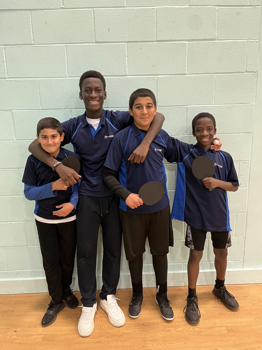 A great effort from our year 9-11 boys table tennis team in the week, finishing 3rd in the East City league 🏓🏓