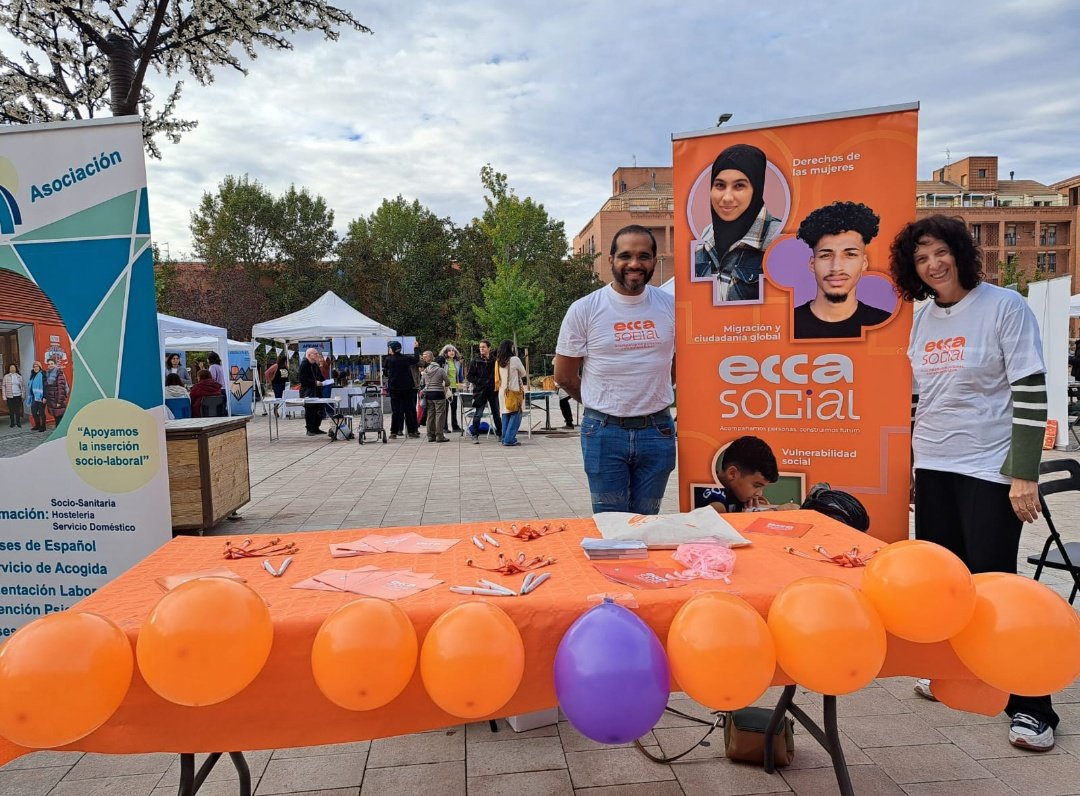 Hoy tocó #feriasdeentidadestetuan, compartiendo con entidades del Distrito de Tetuán en Madrid.