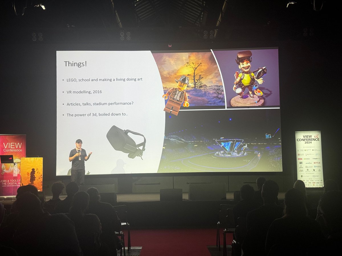 Thank you <a href="/MartinNebelong/">Martin Nebelong</a> for your incredible talk on “Human Creativity in an Age of Generative #AI” at View Conference 2024! It was amazing! 

#ViewConference #AI #Creativity #Innovation <a href="/to_megutierrez/">@viewconference</a>