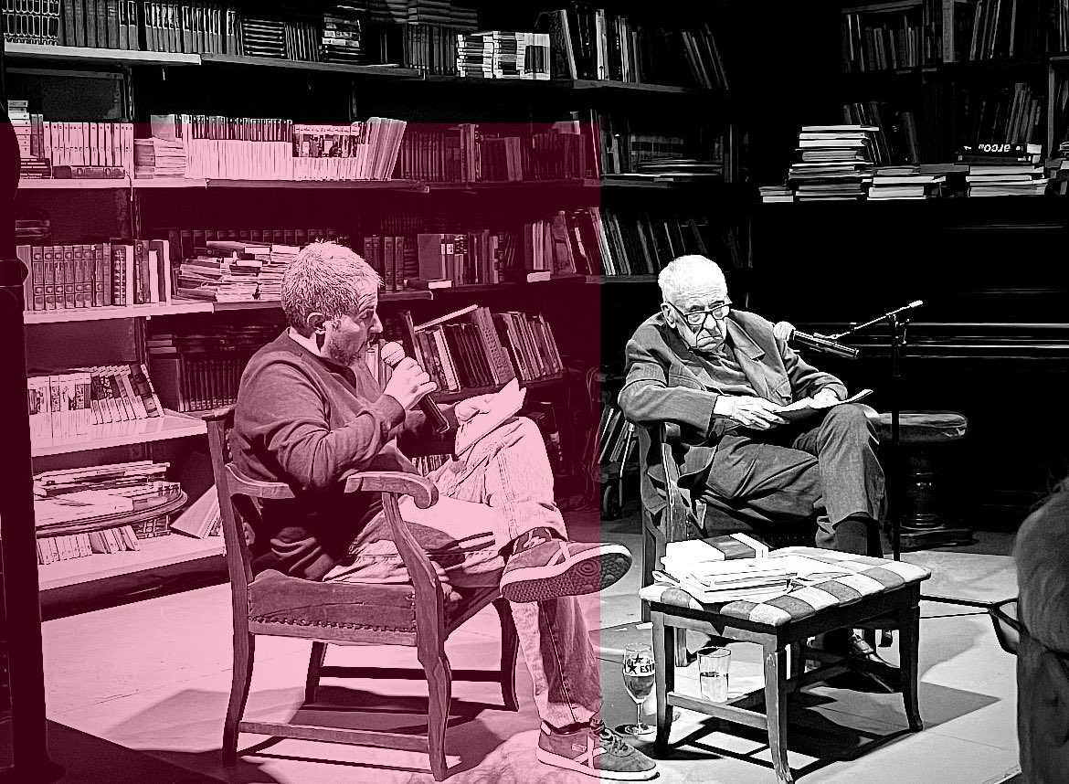 FNPoesiacat's tweet photo. ⚫️ Un luxe de #vermutpoètic al @siglomercantic: 

◼️ ‘Feliu Formosa, 90 anys’ amb Feliu Formosa i @jaumeponsalorda 

#FNP24 @ajsantcugat @culturastc https://t.co/NMHQAqjo3l