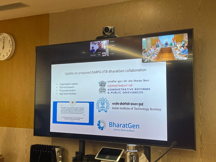 DARPG_GoI's tweet photo. Secretary, DARPG, Shri V. Srinivas chaired the #CPGRAMS monthly review meeting with the #KnowledgePartners of DARPG.
➡️Observations from the Parliamentary Standing Committee regarding the popularisation of #CPGRAMS in regional languages were shared.
➡️Discussions also focused on further integrating AI/ML into the #GrievanceRedressal machinery, #NextGen CPGRAMS, and improving the existing CPGRAMS 7.0 categorization.
#IITBombay #IITKanpur #QCI #CGGHyderabad #Bhashini #CSC #BSNL #EY