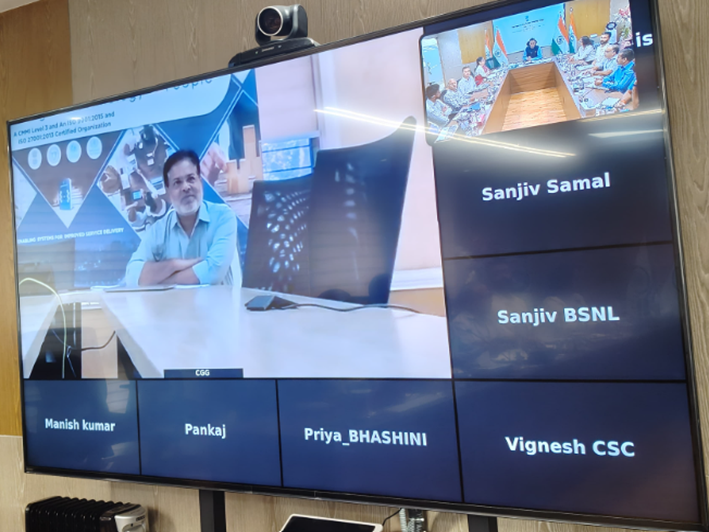 DARPG_GoI's tweet photo. Secretary, DARPG, Shri V. Srinivas chaired the #CPGRAMS monthly review meeting with the #KnowledgePartners of DARPG.
➡️Observations from the Parliamentary Standing Committee regarding the popularisation of #CPGRAMS in regional languages were shared.
➡️Discussions also focused on further integrating AI/ML into the #GrievanceRedressal machinery, #NextGen CPGRAMS, and improving the existing CPGRAMS 7.0 categorization.
#IITBombay #IITKanpur #QCI #CGGHyderabad #Bhashini #CSC #BSNL #EY