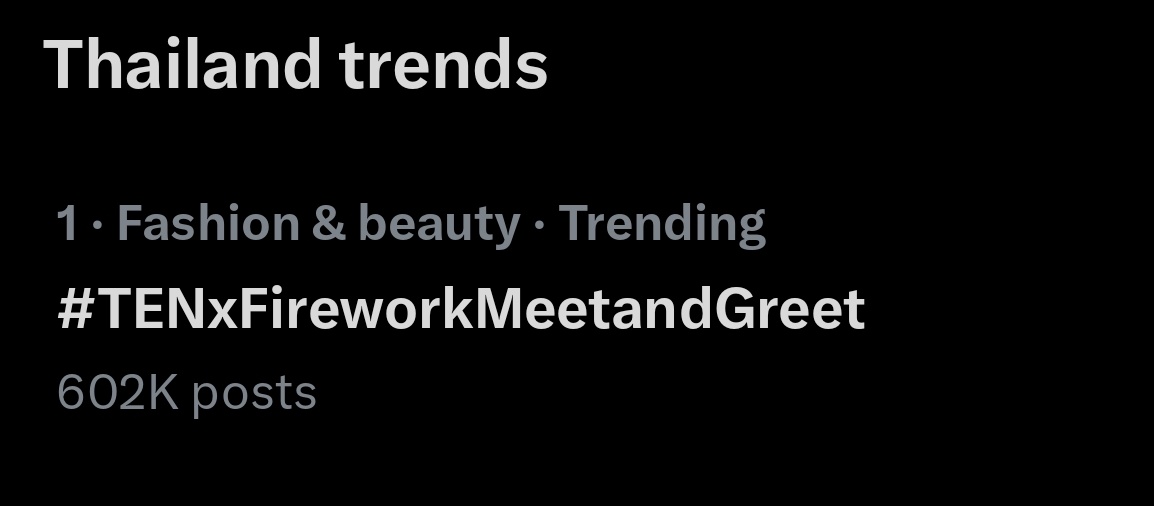 Hashtag #TENxFireworkMeetandGreet reach over 600K tweets

แฮชแท็กสำหรับ Event ในวันนี้มียอดทวีตกว่า 600,000 ทวีตแล้วค่ะ 💜🎆

<a href="/Maybelline_TH/">Maybelline New York (TH)</a>
TEN X MAYBELLINE EVENT