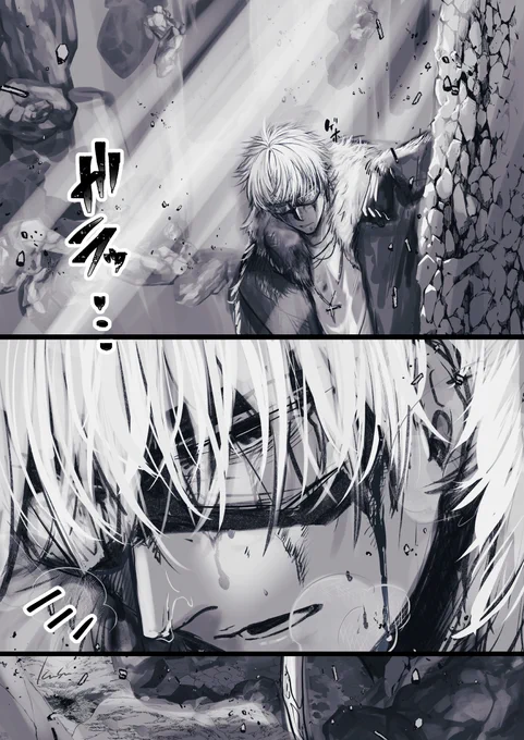 せっかくデバイスレインの話したから過去絵置いとく
一枚目は最後十夜を見つける前のシーンを描きたくて
二枚目の園宗寺は名台詞言わせたいだけっていう…
三枚目の名城はおっぱいの膨らみを服の柄で表すのエモよねっていうので忍の服着せたやつ
四枚目は25周年お祝い絵
#デバイスレイン 
