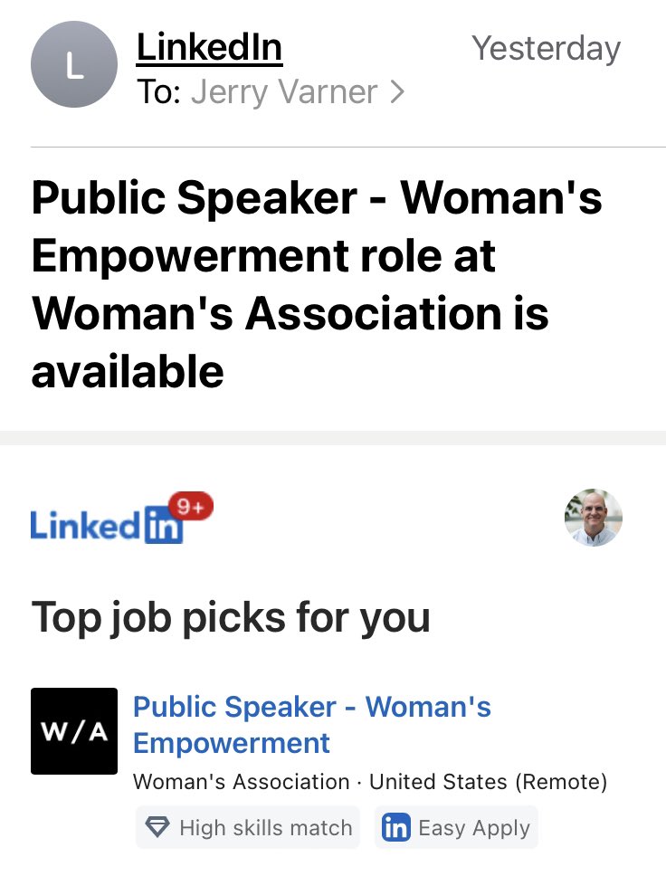 If LinkedIn thinks this highly of my skills…I should probably apply.