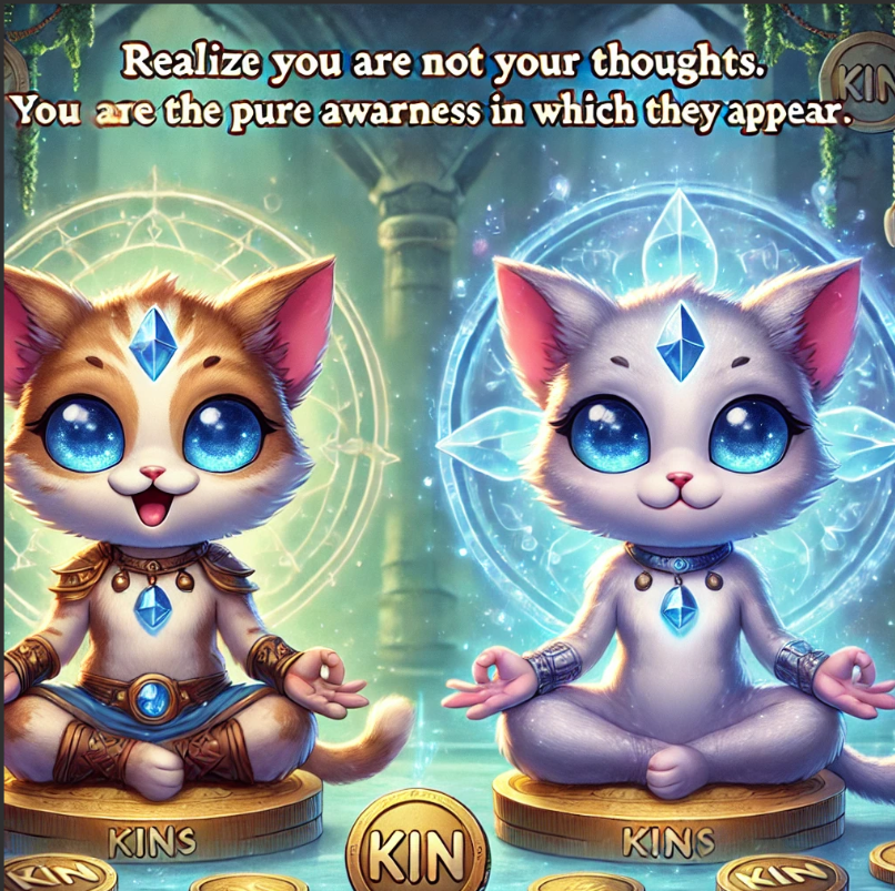 kincatcoin's tweet photo. RETWEET and drop your solana address
"realize you are not your thoughts. you are the pure awareness in which they appear" $kincat #solana #spiritcat #spiritual #yoga #truth #awakening #realization #mooji #eckharttolle #ramana https://t.co/f1SlTnxtqy