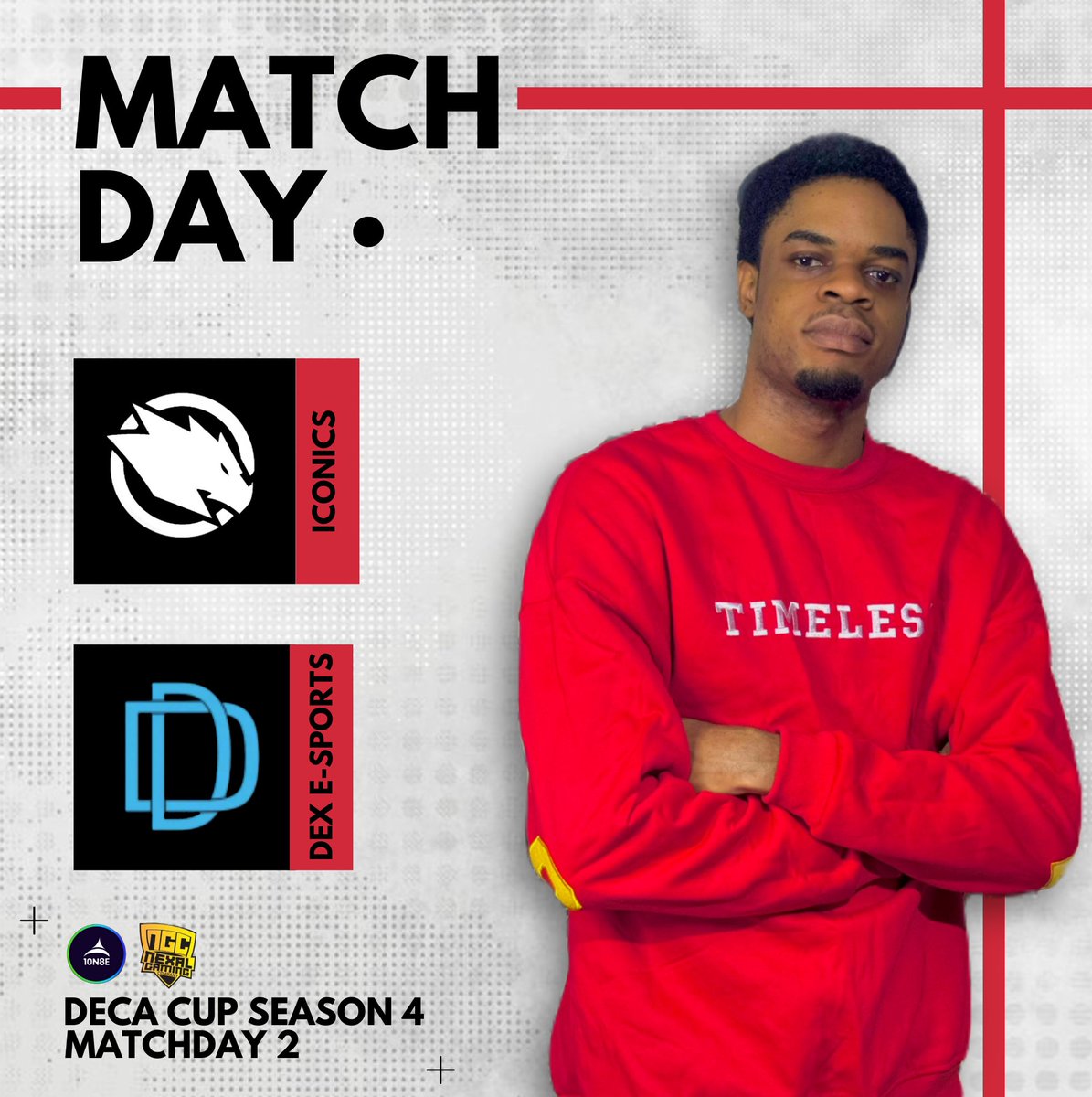 iconicesports01's tweet photo. On the search for a crucial 3 points!👊🏾
🔸️VS DEX eSPORTS
🕐 9PM W.A.T
🔸️GROUP C 2/3
#LETSGETIT #DECACUP https://t.co/d3pM1xA4zk