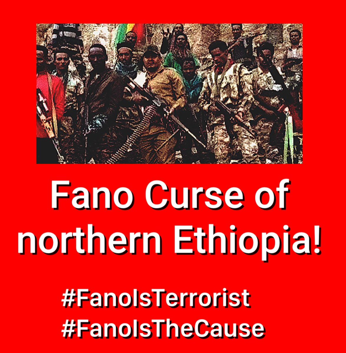 Lijanu2271's tweet photo. Fano Curse of Northern Ethiopia! #FanoIsRaper
#WarOnAmhara
#FanoIsTerrorist
#FanoIsTheCause https://t.co/mySgUnlFk1