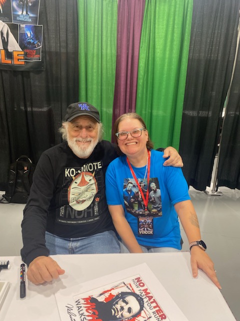 RSCGifts's tweet photo. If you ever get the chance to meet Nick Castle, do it! He is an awesome guy! Super friendly and he loved my artwork! #RSCGLLC #Scarefestweekend #theshape #Original #MichaelMyers https://t.co/KqYtFo7aGP