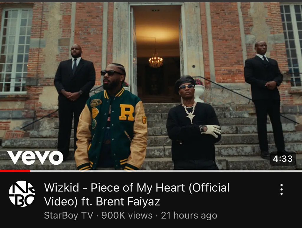 Olamide0fficial's tweet photo. Piece Of My Heart Video!! 🤎

https://t.co/UFCVHRZEC3 https://t.co/WmBJdDf00j