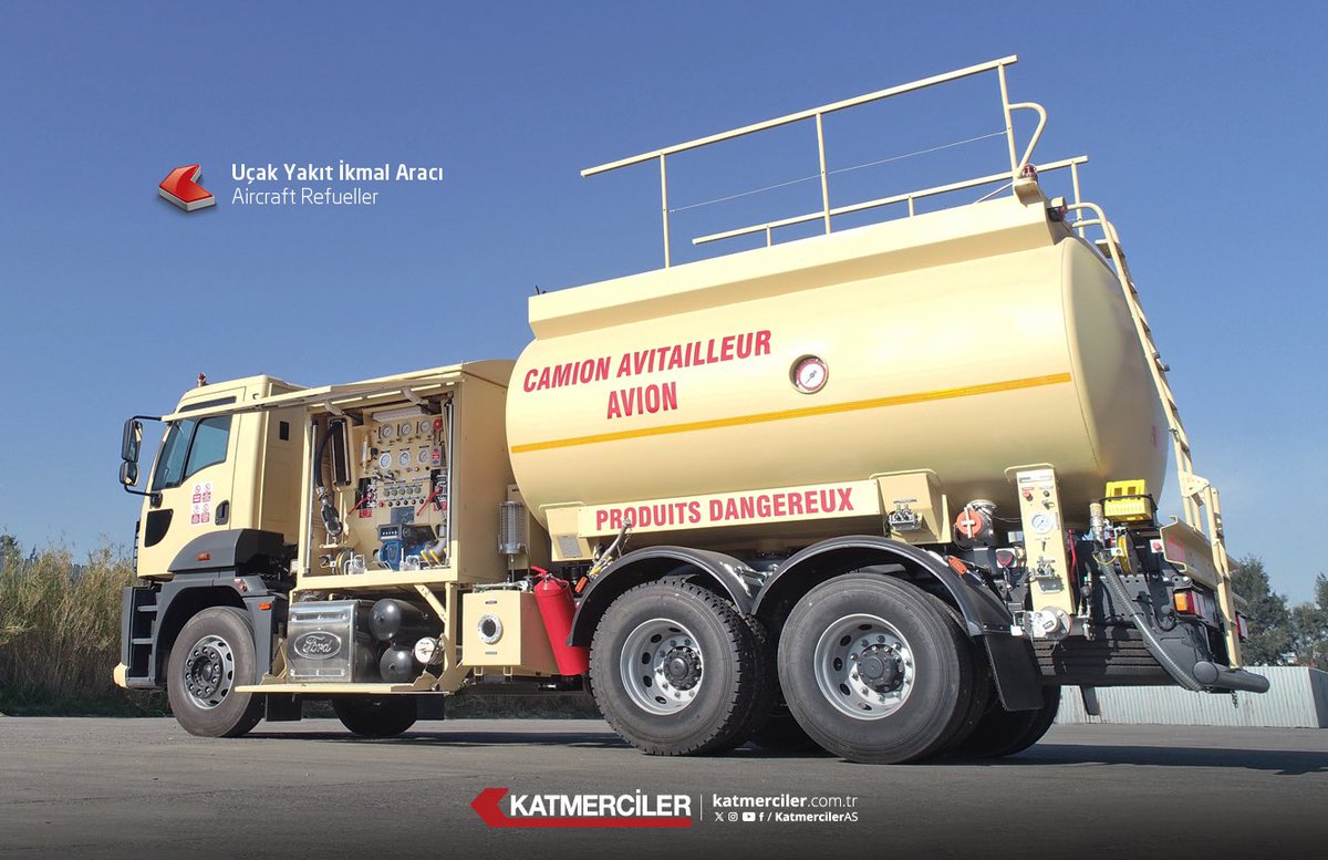 KatmercilerAS's tweet photo. Uçak Yakıt İkmal Aracı / Aircraft Refueller
 
#Katmerciler #AircraftRefuellerTransporter #aircraftrefueler #havalimanıaraçları #airportvehicles #airport #uçak #UçakYakıtHidrantDispenseri #HidrantDispenseri #yenihavalimanı #istanbulhavalimanı #istanbulyenihavalimanı #türkiye #istanbul #iga #igahavalimanı #airpower