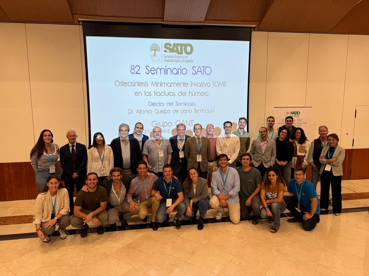 Finalizamos con éxito el 82 seminario SATO (Sociedad Andaluza de Cirugía Ortopédica y Traumatólogia) de osteosintesis mínimamente invasiva en la fracturas del húmero. ¡Muchas gracias a todos los que lo han hecho posible!. <a href="/satoportal/">SATO</a>