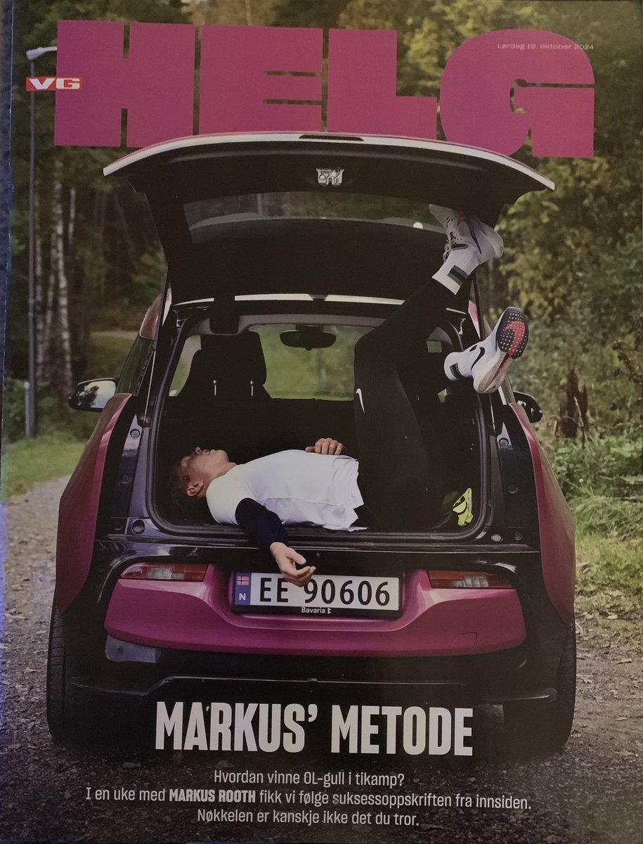 Noe av det mest interessante og gøyale jeg har jobbet med gjennom 34 år i VG - følge OL-mester Markus Rooth og familien hans gjennom åtte dager. Det ble til 20 sider i VG Helg.