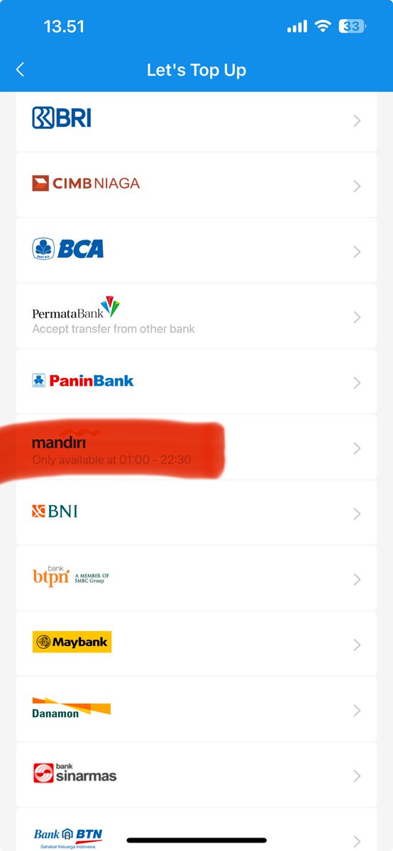 anabaenaazolla's tweet photo. Ini kenapa top up ⁦@danawallet⁩ dari ⁦@bankmandiri⁩ ⁦@mandiricare⁩ dibatasi jamnya? Yg ngadi adi mandiri apa dana nya nih? https://t.co/s4KtAIdRWg