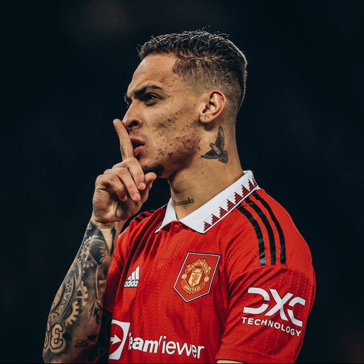 UTDTrey's tweet photo. Have a feeling in my balls that Antony is scoring today https://t.co/TU6VTLjIG4