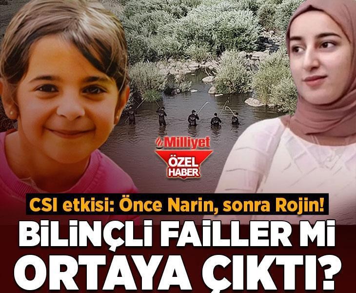 milliyet's tweet photo. 💥 #MİLLİYETÖZEL | ✍️ @mmelikesarikaya / @nevzatalkan1968 

📰 Önce Narin, sonra Rojin! CSI etkisi: Bilinçli failler mi yarattı?

https://t.co/eyDpwKuH2y https://t.co/CvHGTdXcnu