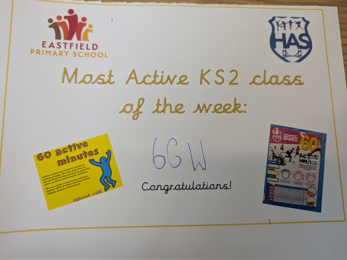 EastfieldPSHull's tweet image. This week's most active class goes to #6CW. Well done! #EPSPE