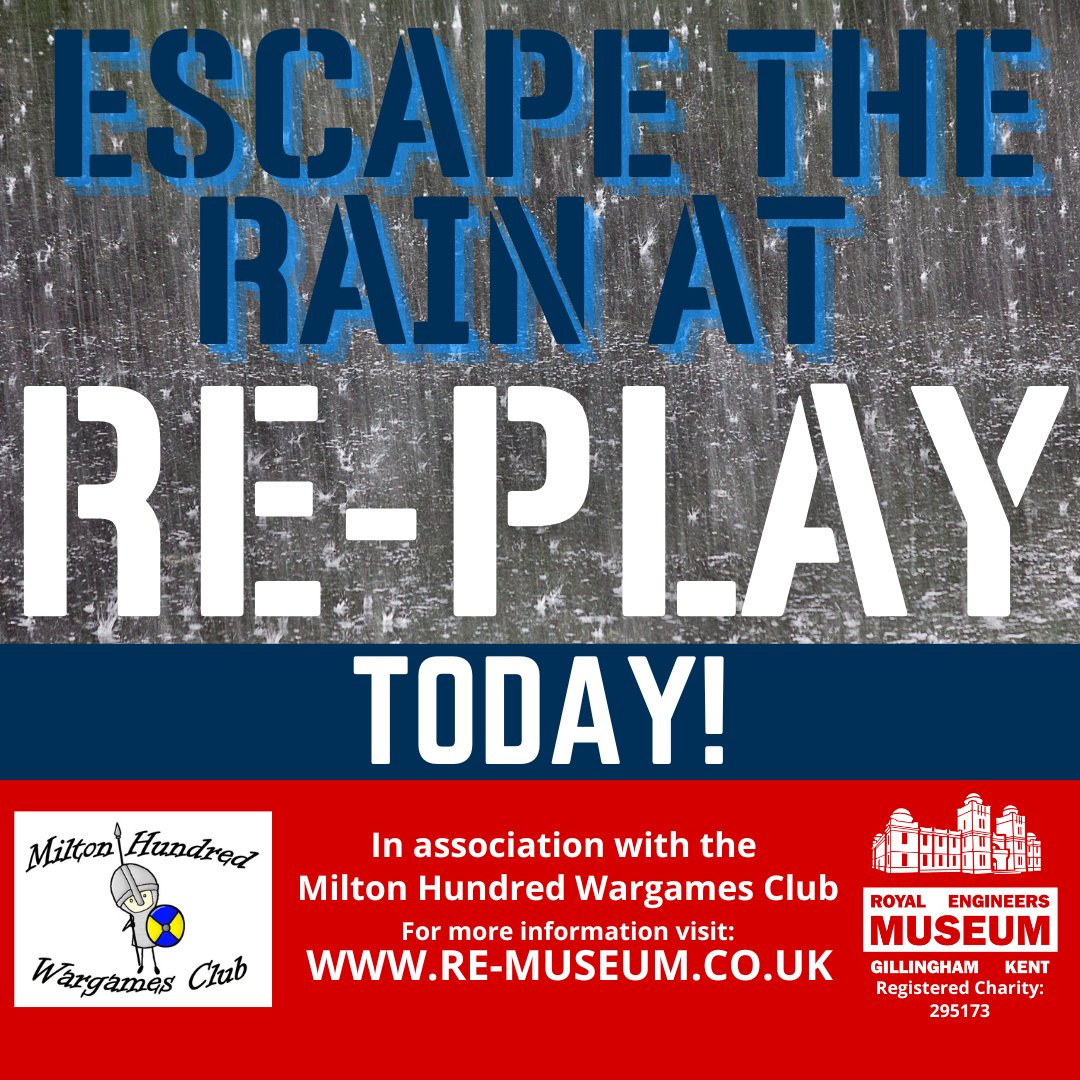 REMuseum's tweet photo. A myriad of demonstration and participation games along with a selection of traders, all of which is set in the shadows of the Berlin Wall, a V2 rocket, Harrier Jet and armoured vehicles.

#replay #wargaming #wargames #models #games #milsim #paintingminiatures #broadside #MHWC https://t.co/RiI5YPBbmG