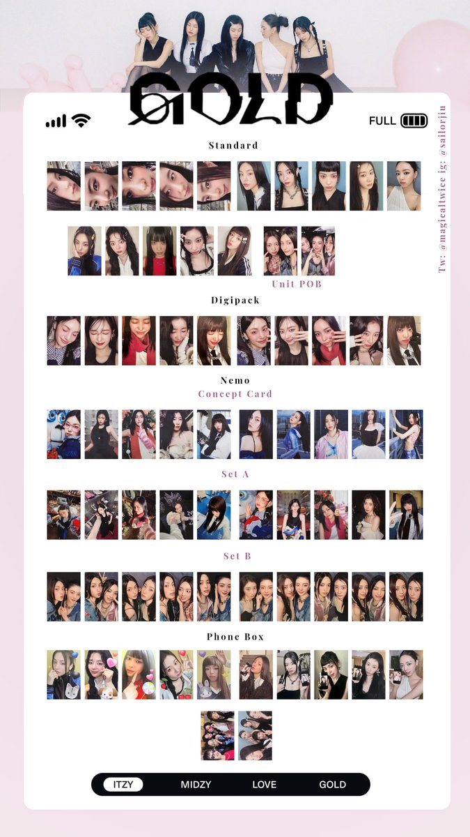 magicaltwice's tweet photo. Itzy Gold Full Photocard Template
YEJI LIA RYUJIN CHAERYEONG YUNA
#ITZY_gold #ITZY #ITZYComeback #golditzy #ITZY_ImaginaryFriend
โจ๐ you can use it but don't cut my @
๐COMPLETE
HD: https://t.co/NehLxurUgj https://t.co/lMni0rxJnE