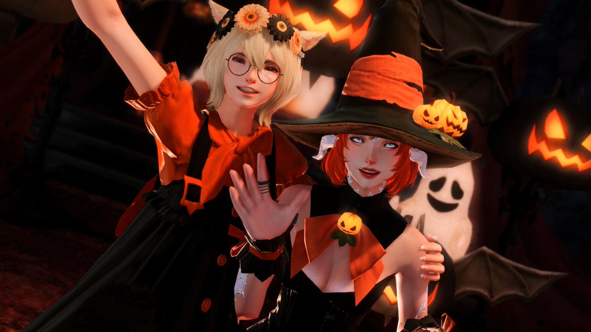 It's spooky time!! 🎃👻🕸️🦇

#GPOSERS #ElementalDC #Au_Ra #miqote #EorzeaPhotos #FFXIV