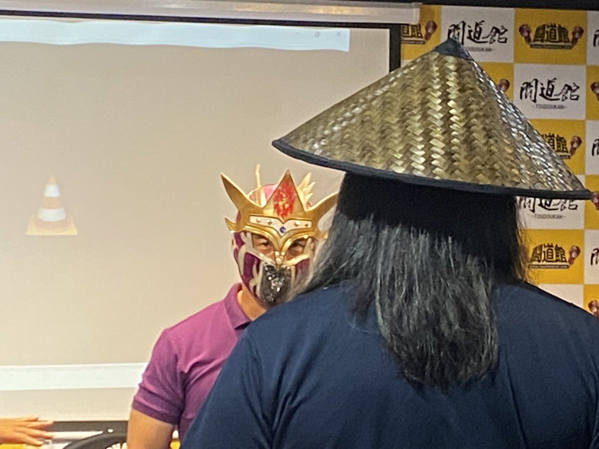 7mMako8's tweet image. ホーデスミンがタケルトークショーに乱入！
#Y企画
#クレイジーユニオン大作戦