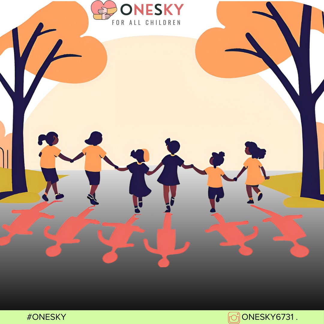 OneSky_forall's tweet photo. "Hand in hand, we create a world where every child is valued and supported. Together under OneSky, we can make a lasting difference for the children of India 🇮🇳. Let's uplift and empower the future generation! 🌍✨ https://t.co/Z29010OM6A