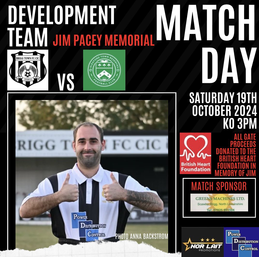 BriggCicDev's tweet photo. ⚫️⚪️ 𝘿𝙚𝙫𝙨 𝙈𝙖𝙩𝙘𝙝𝙙𝙖𝙮

Gameday as the Devs host Sleaford Town Reserves at the EC Surfacing Stadium this afternoon . The game is a Lincolnshire League match but also whenever we play Sleaford the game will be played in memory of Jim Pacey and his family and friends . https://t.co/IOM8AO8L8n