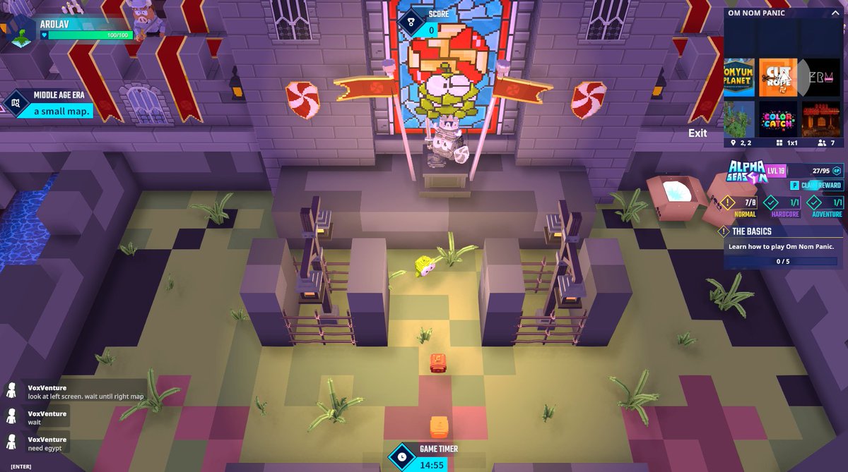 gmkipalu's tweet photo. Check out my new place 🏰 Rent controlled, good neighborhood, friendly Om Noms nearby 🍭😅 @Cut_The_Rope @TheSandboxGame https://t.co/ttP7qErnQv #TheSandbox #AlphaSeason4 #AS4SocialChallenge https://t.co/NyxRt3U23U