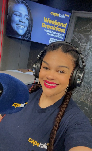 thisisSJKing's tweet photo. We're here, we're live and talking @CTMarathon, swimming as a life skill with SwimLab's @coach_saa and superstitions! Plus we're honoring @TraceyLange as she celebrates arriving on the 4th floor! #WeekendBreakfastwithSJK @CapeTalk #capetown #CapeTownMarathon2024 https://t.co/jdjUetntHI