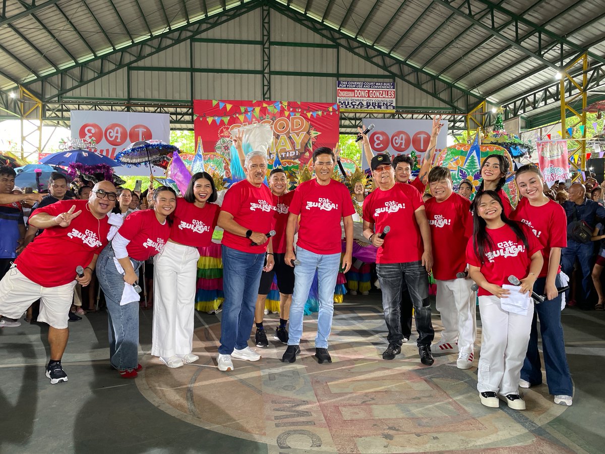 Salamat sa mga Dabarkads na naki-Christmas Party sa amin dito sa Pampanga! 

Ibang energy at pagmamahal ang ipinakita niyo sa amin—see you sa aming susunod na pagsugod! 😉
