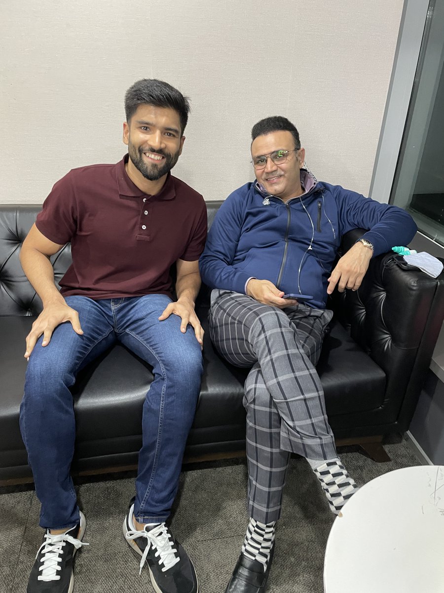 My love, respect, and admiration for this man knows absolutely no bounds.

When making my debut on Cricbuzz Live during the 2023 season of the IPL, I’d be lying to you if I said that I wasn’t nervous doing my maiden show with a big personality like Virender Sehwag.

But within