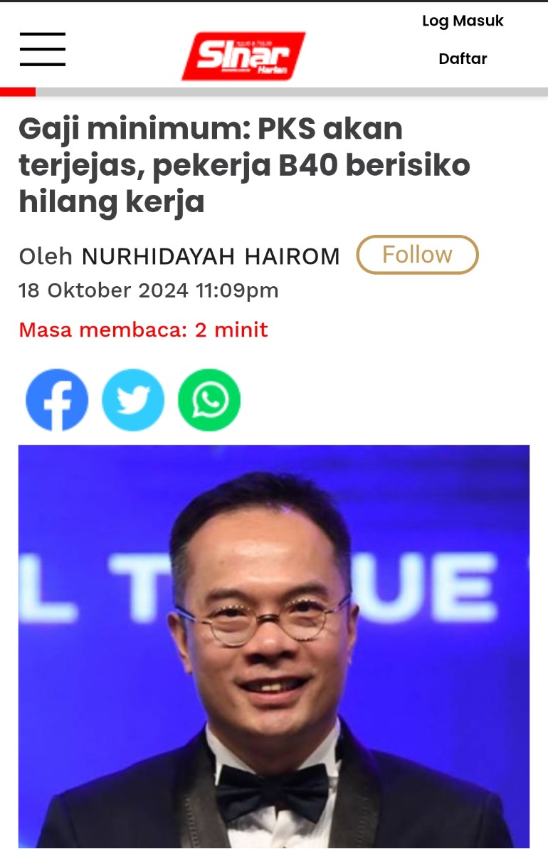 TokMaki88's tweet photo. Dia kata ramai B40 bakal akan hilang kerja atas kenaikan gaji minima ke RM1,700.00! Nak kena mencarut dia org ni... https://t.co/B3bvA8WHsA