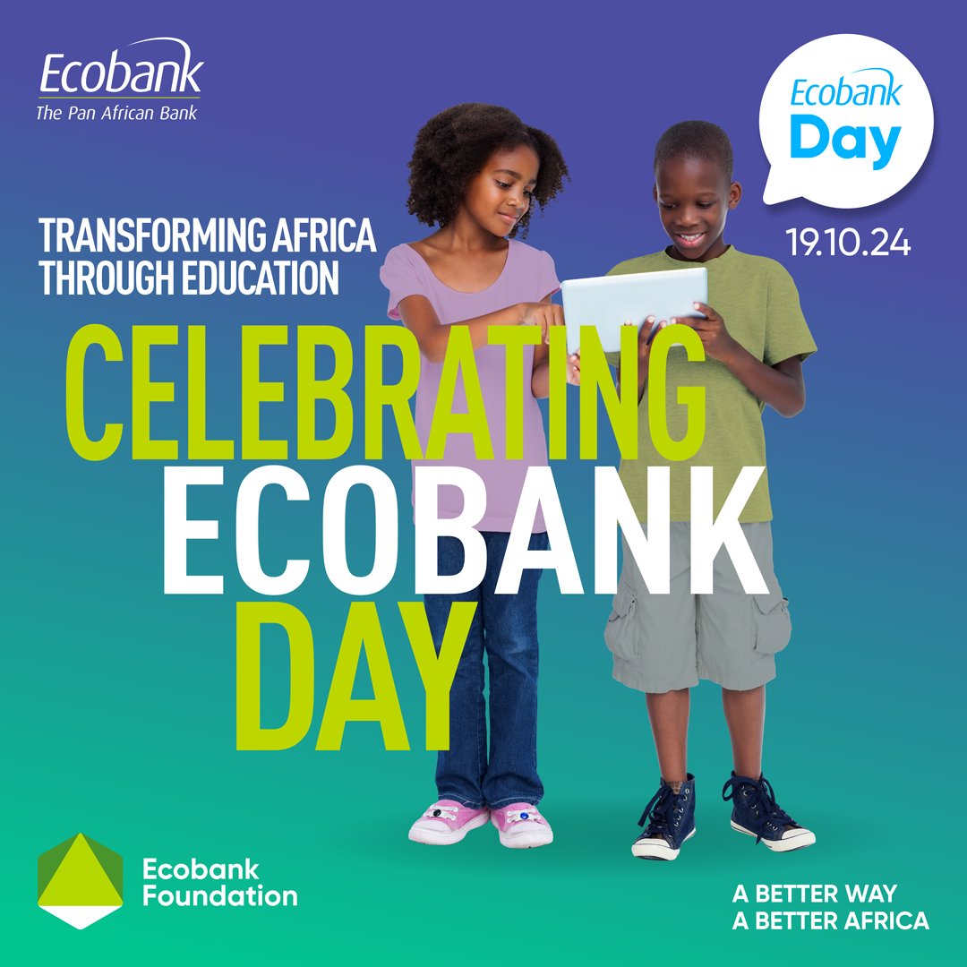 Happy Ecobank Day 2024! 🎉

Watch out for our amazing Ecobank volunteers who are visiting their local communities today to help improve literacy and foundational learning for Africa’s young children.

Let's make this Ecobank Day count!

#EcobankDay2024 #TransformingAfrica