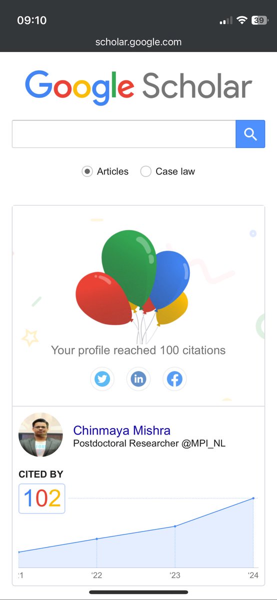 I thought I had forgotten my birthday when I saw the balloons! 

Took me a while to realize it was a small numeric milestone in my academic career 👨‍🔬🤖

#AcademicChatter #research #HRI #Robotics #AI
