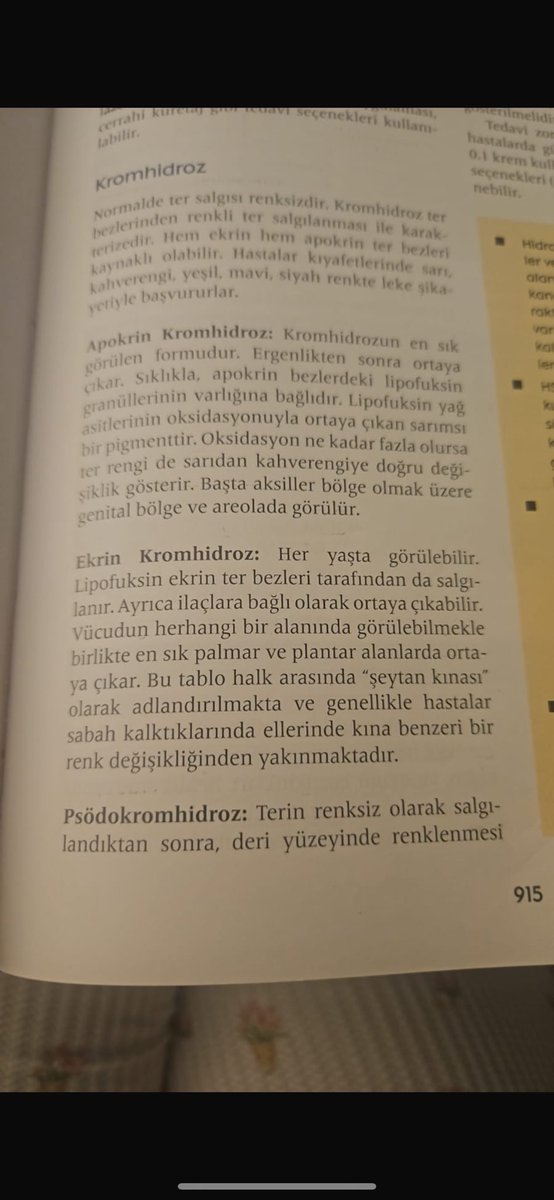 ertgrlarslan's tweet photo. @iremmderiin @smocxek Halk arasında şeytan kınası da denilen Ekrin kromhidroz. Gece terin renkli olması https://t.co/s4DRK3FDP4