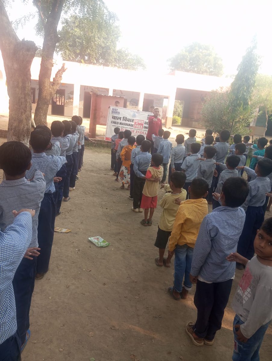 child_haryana's tweet photo. "Child marriage is a violation of human rights and must be stopped for the sake of future generations."
MDD OF INDIA (JIND) organized a campaign in Jind to create awareness about child marriage.
#UnitedAgainstChildMarriage
#BalVivahSeAzadi
#betibachaobetipadhao
#kscfindia https://t.co/H2qOhsf30l