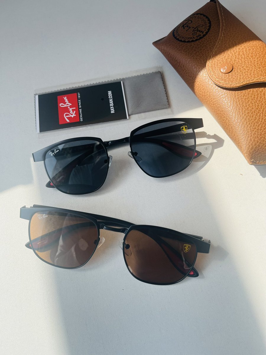 asirdug's tweet photo. Hot sun is out then get your polarized Raybans 150,000ugx at forest mall lugogo we do deliveries around kampala watsup us +256 757280317 😎 https://t.co/EwpPFACgbX