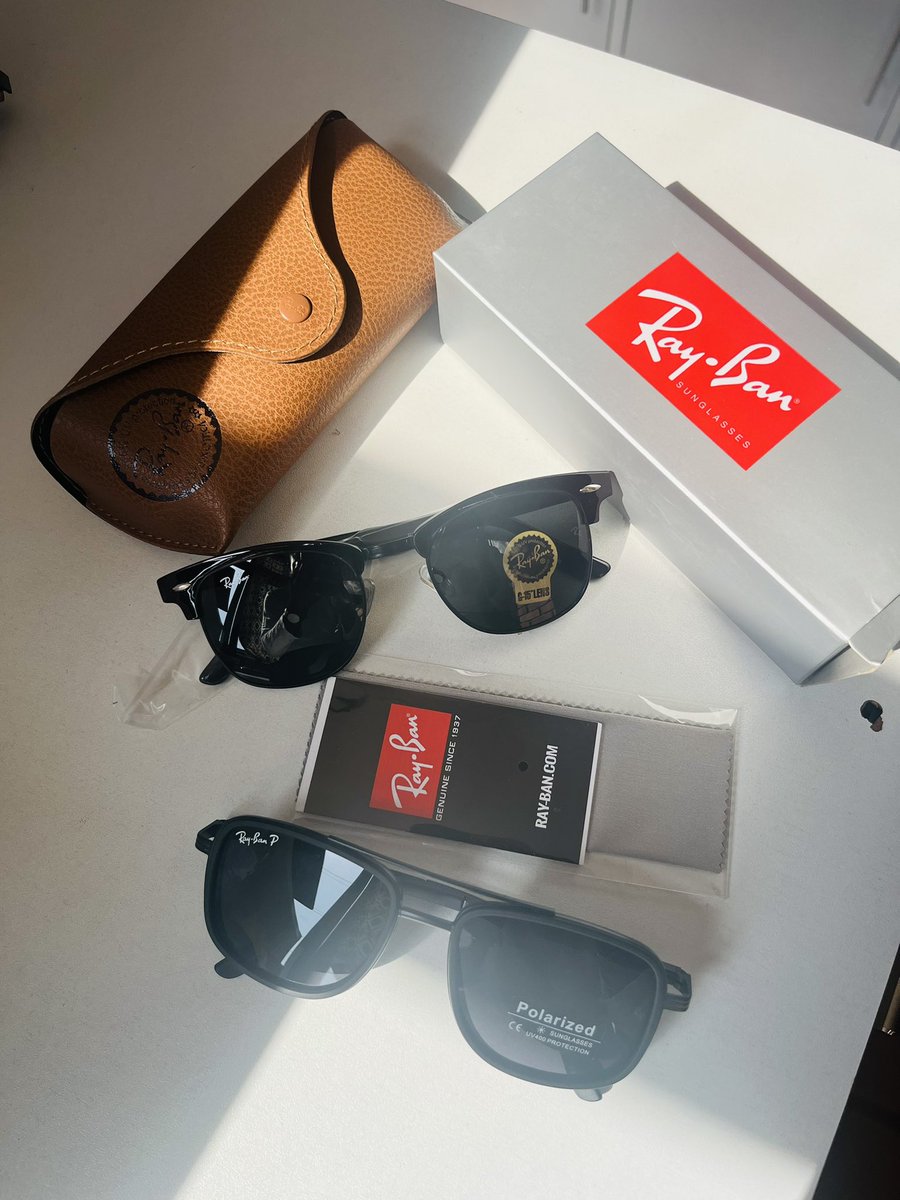 asirdug's tweet photo. Hot sun is out then get your polarized Raybans 150,000ugx at forest mall lugogo we do deliveries around kampala watsup us +256 757280317 😎 https://t.co/EwpPFACgbX