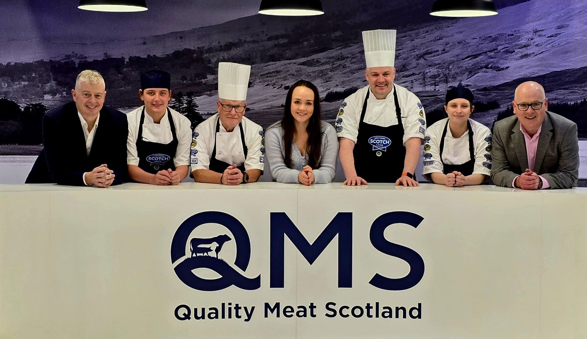 Ready to rock and roll at #SialParis with <a href="/qmscotland/">QMS</a> team. A great Chef team headed by <a href="/fifecollege/">Fife College</a> Chef  Eaddie Manson and Sous Chefs Leagh and Chelsea. Chef Lyall overseeing for the 22nd ocassion.