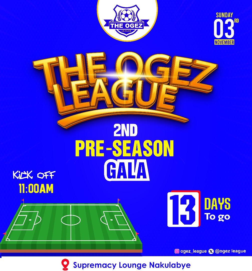 OgezLeague's tweet image. The countdown is on, get your playing boots ready, get ur vuvuzelas ready, 3r November is 13days away...  @blessingmagezi @BushenyiBouy @TheAnswerUg @TumwijukyeBens2 
#OgezLeague
#PreSeasonGalla
#3rdNovember