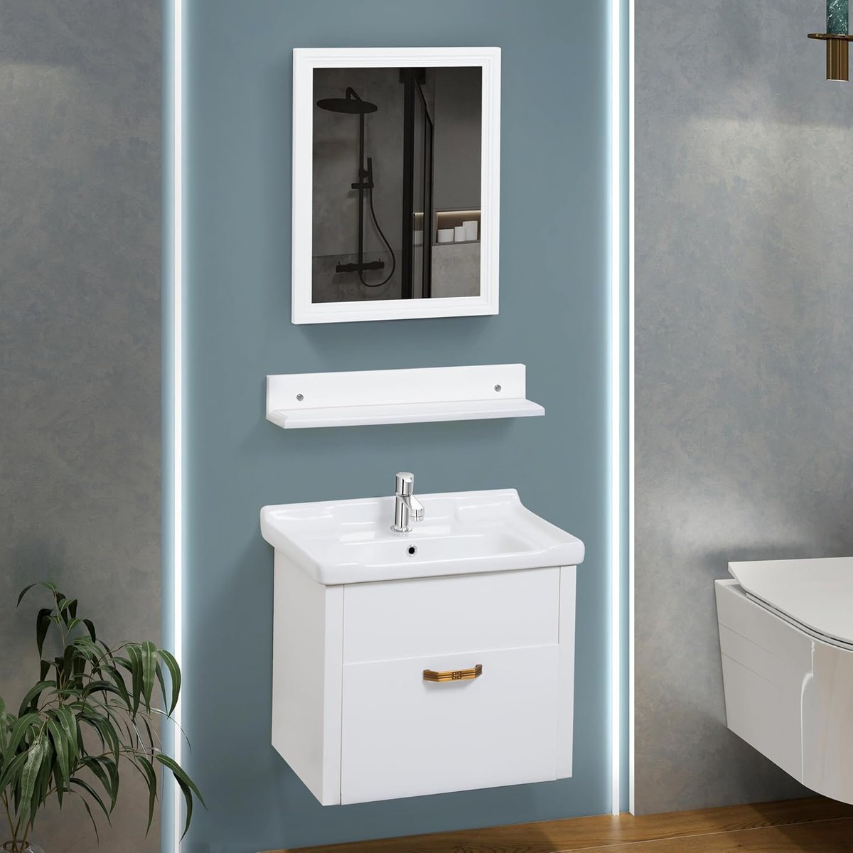 IndianShibArmy's tweet photo. Plantex Unbreakable Wall-Mount Vanity Cabinet &amp; Washbasin Set: Stylish Bathroom Basin with Mirror &amp; Shelf

Price: ₹6,499 (-77%)
M.R.P.: ₹27,715.00

https://t.co/zWrhPepASR

#sarfrazkhan #DiwalipeiPhoneWaliFeeling  #jaat https://t.co/vEnyVAGFIA