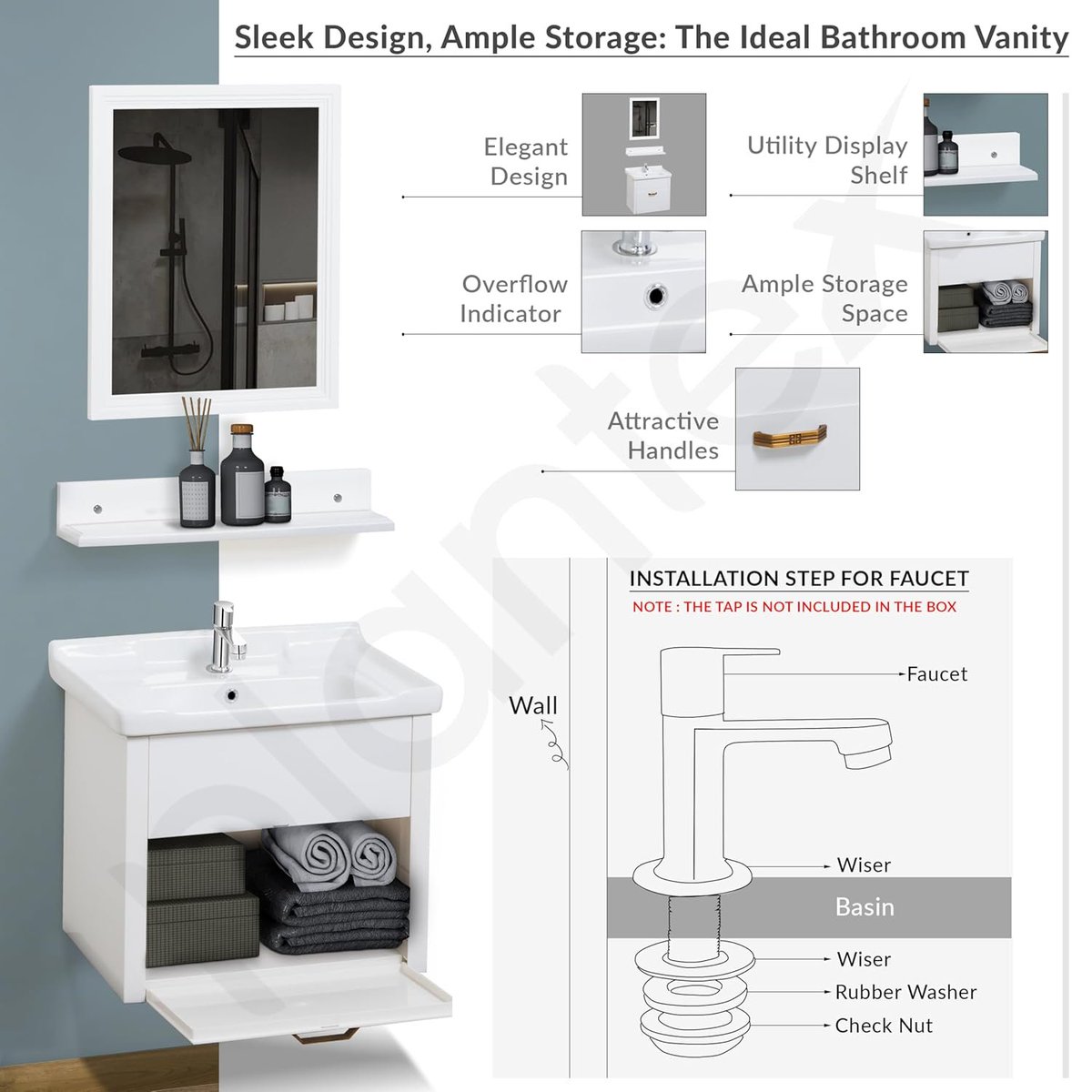 IndianShibArmy's tweet photo. Plantex Unbreakable Wall-Mount Vanity Cabinet &amp; Washbasin Set: Stylish Bathroom Basin with Mirror &amp; Shelf

Price: ₹6,499 (-77%)
M.R.P.: ₹27,715.00

https://t.co/zWrhPepASR

#sarfrazkhan #DiwalipeiPhoneWaliFeeling  #jaat https://t.co/vEnyVAGFIA